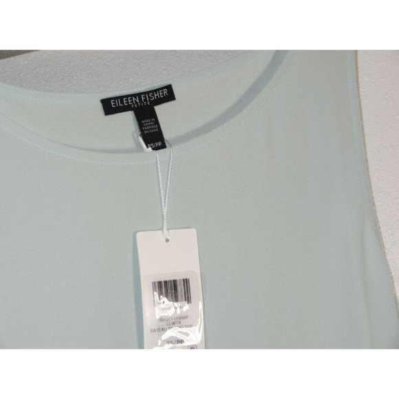 Eileen Fisher Tops - NWT Eileen Fisher Scoopneck PS Clearwater Bateau Neck Long Shell Tank $218